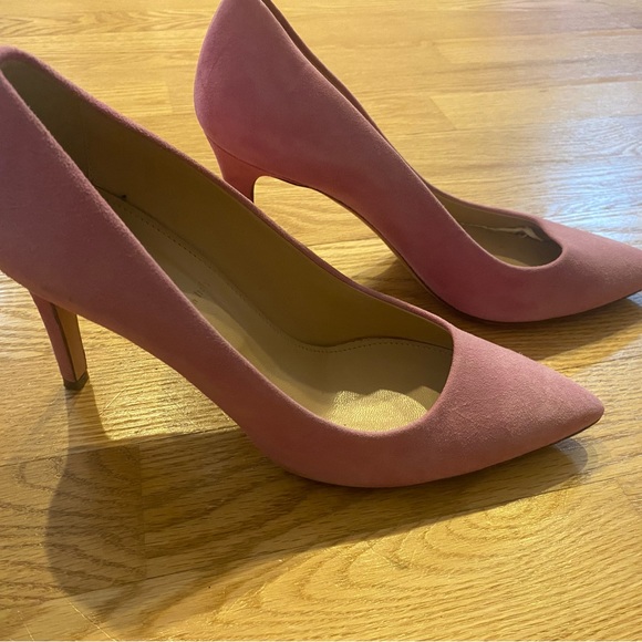 J. Crew Light Pink Pointy Toe Heel Pump Size 6.5 - Picture 2 of 8